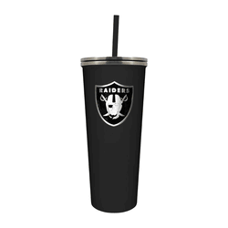 Las Vegas Raiders 24oz New Skinny Tumbler