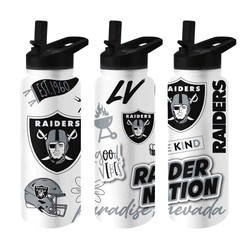 Las Vegas Raiders 34oz Native Quencher Bottle