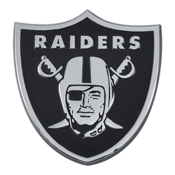 Las Vegas Raiders 3D Chrome Metal Emblem