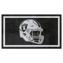 Las Vegas Raiders 3ft. x 5ft. Plush Area Rug