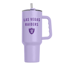 Las Vegas Raiders 40oz Tonal Lavender Powder Coat Tumbler