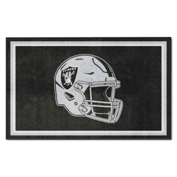 Las Vegas Raiders 4ft. x 6ft. Plush Area Rug