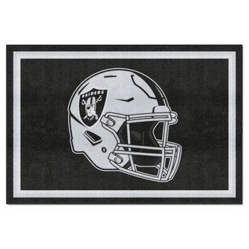 Las Vegas Raiders 5ft. x 8 ft. Plush Area Rug