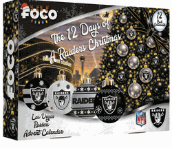 Las Vegas Raiders Advent Calendar Ball Ornament