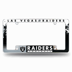 Las Vegas Raiders All Over Chrome Frame