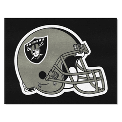 Las Vegas Raiders All-Star Rug - 34 in. x 42.5 in., Helmet Logo