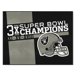 Las Vegas Raiders All-Star Rug - 34 in. x 42.5 in. Plush Area Rug