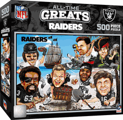 Las Vegas Raiders All-Time Greats 500pc Puzzle