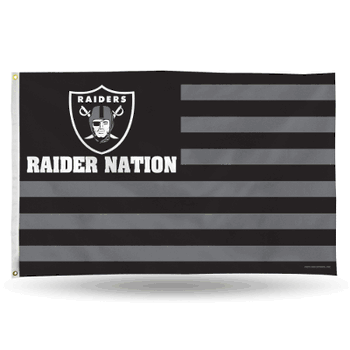 Las Vegas Raiders Alternate 3' x 5' Banner Flag Single Sided