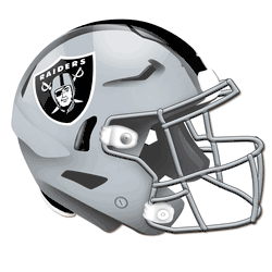Las Vegas Raiders Authentic Helmet Cutout 24"