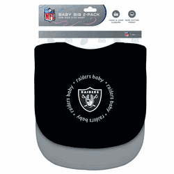 Las Vegas Raiders Baby Bibs 2-Pack