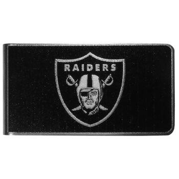 Las Vegas Raiders Black and Steel Money Clip