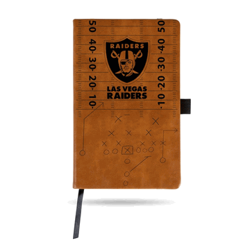 Las Vegas Raiders Brown Laser Engraved Small Notepad