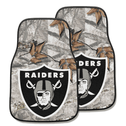 Las Vegas Raiders Camo Front Carpet Car Mat Set - 2 Pieces
