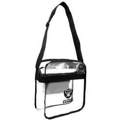 Las Vegas Raiders Clear Carryall Crossbody LV