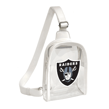 Las Vegas Raiders Clear Mini Sling Stadium Bag