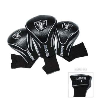 Las Vegas Raiders Club 3 Piece Contour Headcover Set