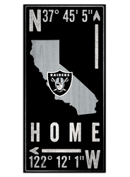 Las Vegas Raiders Coordinate 6x12 Sign