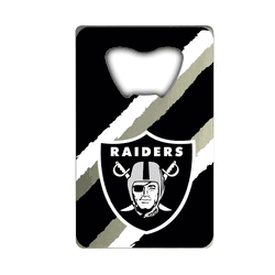 Las Vegas Raiders Credit Card Style Bottle Opener - 2 x 3.25