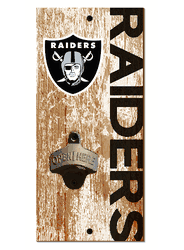 Las Vegas Raiders Distressed Bottle Opener