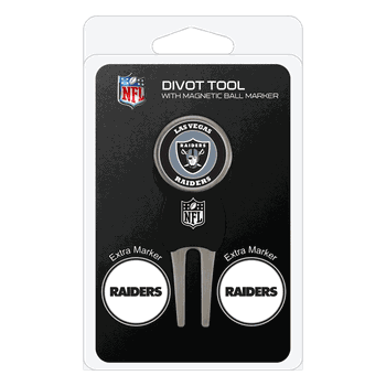 Las Vegas Raiders Divot Tool Pack - Signature tool w/ 3 markers