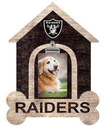 Las Vegas Raiders Dog Bone House Clip Frame