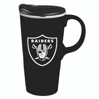 Las Vegas Raiders Drink 17oz Travel Latte Boxed