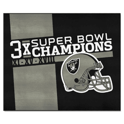Las Vegas Raiders Dynasty Tailgater Rug - 5ft. x 6ft.