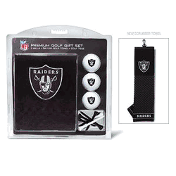 Las Vegas Raiders Embroidered Towel Golf Gift Set