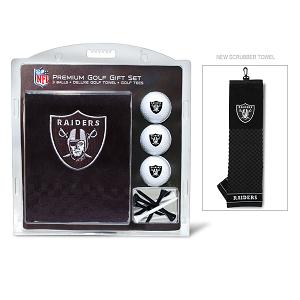 Las Vegas Raiders Embroidered Towel Golf Gift Set