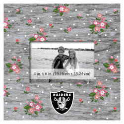 Las Vegas Raiders Floral 10x10 Frame