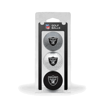 Las Vegas Raiders Golf Balls - 3 Pack