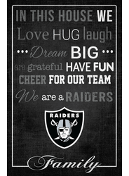 Las Vegas Raiders In This House 17x26