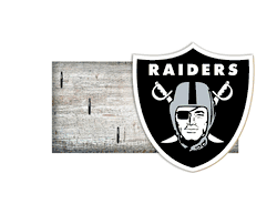 Las Vegas Raiders Key Holder 6x12