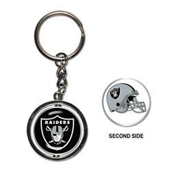 Las Vegas Raiders Key Ring Spinner Style