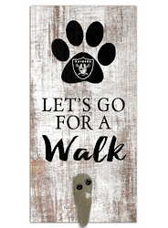Las Vegas Raiders Leash Holder 6x12 Sign