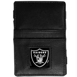 Las Vegas Raiders Leather Jacob's Ladder Wallet