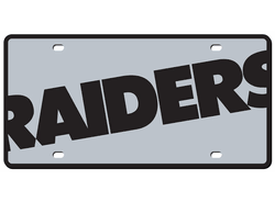Las Vegas Raiders License Plate - Acrylic Mega Style