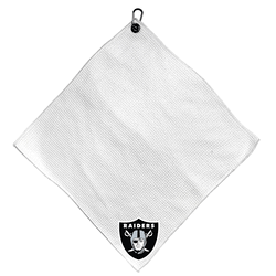 Las Vegas Raiders Microfiber Small Towel - 15" x 15" (White)