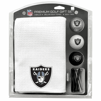 Las Vegas Raiders Microfiber Towel Gift Set - 16 x 40 (White)