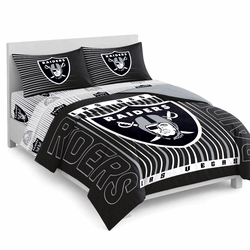 Las Vegas Raiders Momentum Bed In A Bag Queen