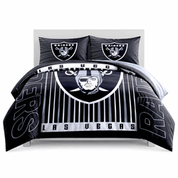 Las Vegas Raiders Momentum Bedding Comforter Set F/Q