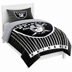 Las Vegas Raiders Momentum Bedding Comforter Set Twin