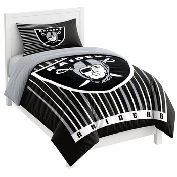 Las Vegas Raiders Momentum Bedding Comforter Set Twin