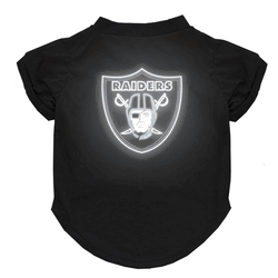 Las Vegas Raiders Neon Pet T-Shirt, Large