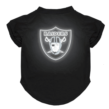 Las Vegas Raiders Neon Pet T-Shirt, X-Small
