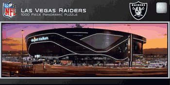 Las Vegas Raiders NFL 1000pc Panoramic Puzzle - Stadium