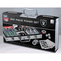 Las Vegas Raiders NFL 300pc Poker Set