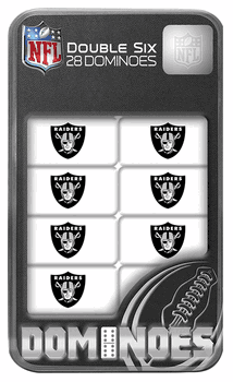 Las Vegas Raiders NFL Dominoes