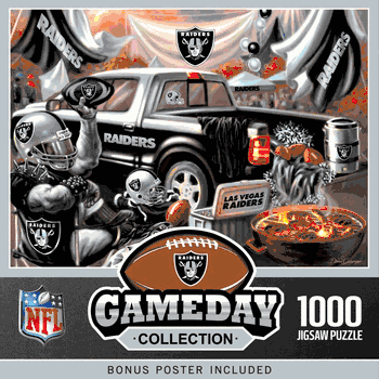 Las Vegas Raiders NFL Gameday 1000pc Puzzle